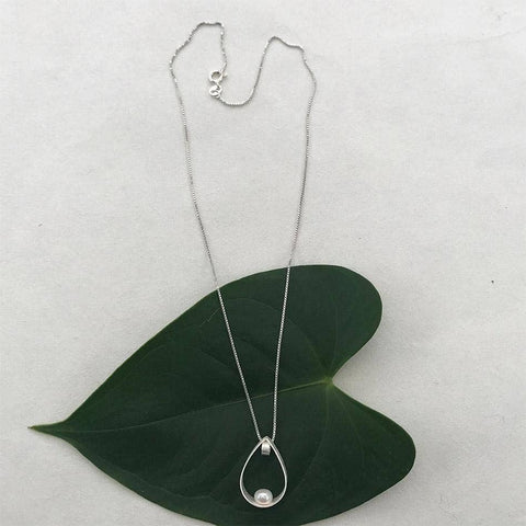 Elegant Teardrop Necklace | .925 Sterling Silver
