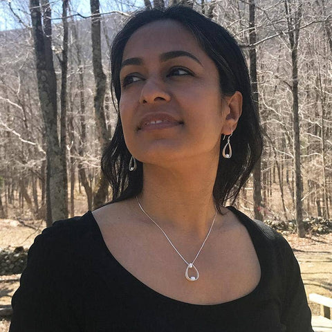 Elegant Teardrop Necklace | .925 Sterling Silver