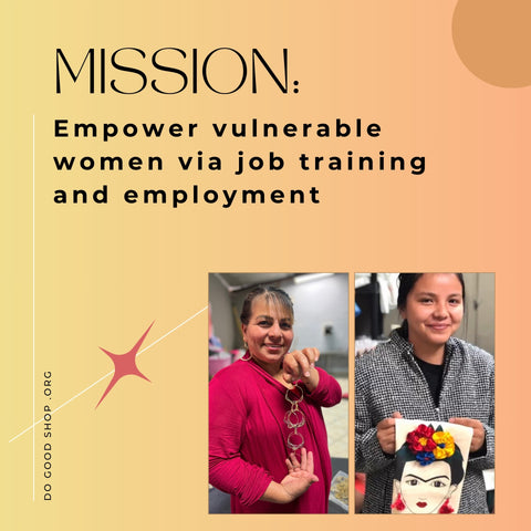 Partner with a displaced woman to provide job training & safe employment