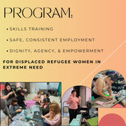 Partner with a displaced woman to provide job training & safe employment