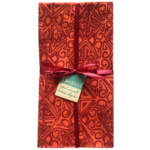 Cloth Napkins in Spice Red, set of 4