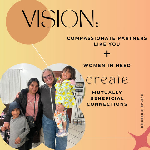 Partner with a displaced woman to provide job training & safe employment