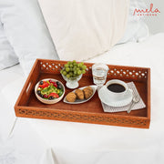 Extra Large Wooden Tray with Handles