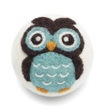 100% Wool Dryer Balls | Blue Owl