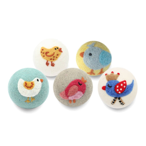 Eco Wool Dryer Balls |Red Bird