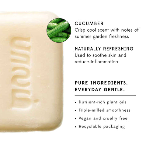 All Natural Cucumber Bar Soap