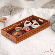 Extra Large Wooden Tray with Handles