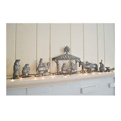 6 Piece Standing Nativity Set | Haitian Metal Artwork