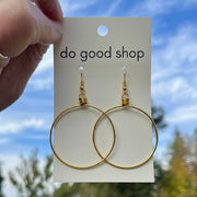 Classic Gold Hoop Earrings