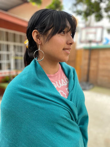 Circle Celebration Crystal Beaded Holiday Earrings