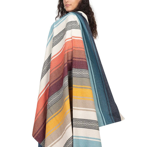 Serape Stripe Outdoor Picnic Beach Blanket