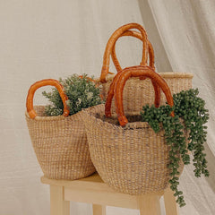 Grocery Tote Basket | Natural