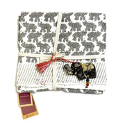 Handmade Baby Quilt + Book Elephant Themed Gift Set