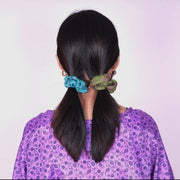 Upcycled Sari Hair Scrunchies