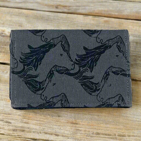 Sustainable Card Holder Mini Wallet | Horse Girl Gift