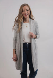 Fog Ribbed Cardigan