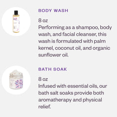Eucalyptus Mint Bath Salt Soak | Body Wash Gift Set