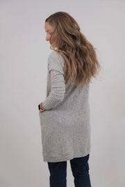 Fog Ribbed Cardigan