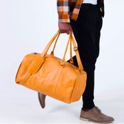 Genuine Leather Weekender Carry On Bag