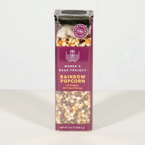 Rainbow Popcorn with Himalayan Salt and Black Pepper