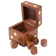 Wooden Dice Box Game