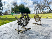 Mini Antique Wire Birds | Set of 2