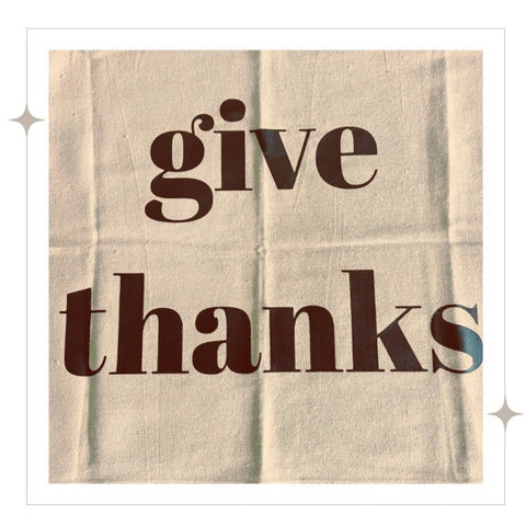 Give Thanks Gratitude Banner