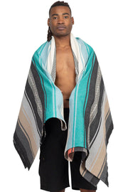 Serape Stripe Outdoor Picnic Beach Blanket