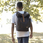 Roll Pack Backpack in Charcoal