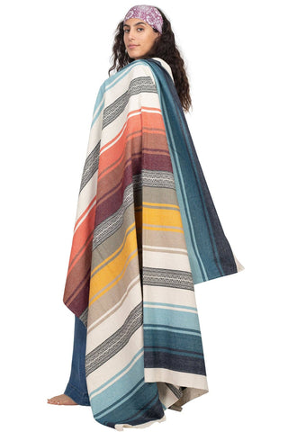 Serape Stripe Outdoor Picnic Beach Blanket