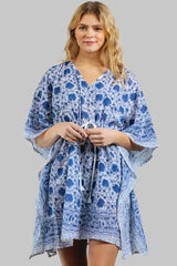 Floral Caftan Swimsuit Coverup
