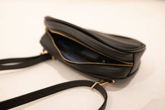 The Sling/Belt Pouch Bag | Black Vegan Leather