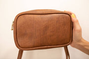 The Sling/Belt Pouch Bag | Brown Vegan Leather