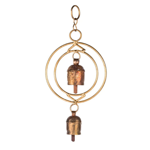 Encircled Rustic Bell Wind Chime