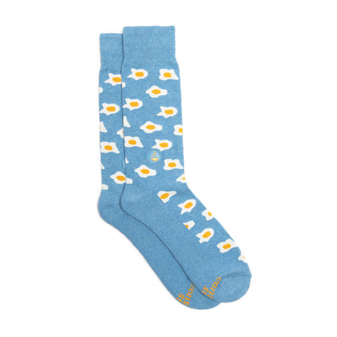 Socks that Provide Meals | Blue Eggs