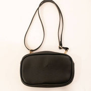 The Sling/Belt Pouch Bag | Black Vegan Leather
