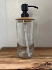 Handmade Soap Dispenser in Lines Pattern
