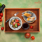 Extra Large Wooden Tray with Handles