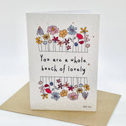 Seed Paper Full Size Just Because Greeting Cards  | Set of 3