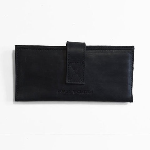 Genuine Leather Long Wallet