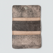 Genuine Leather Long Wallet, Trifold