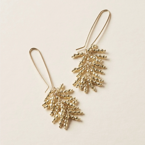 Sparkly Special Occasion Earrings in Gold