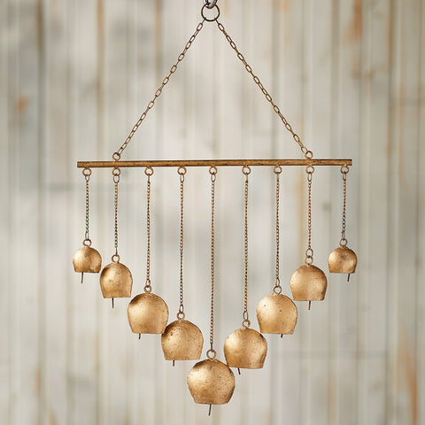 Rustic Handmade Bell Wind Chimes