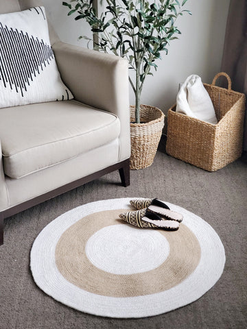 All Natural Round Rug