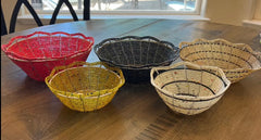 Handmade Beaded Baskets