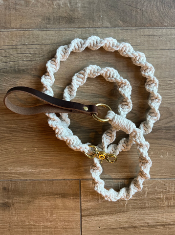 Handmade Macrame Dog Leash