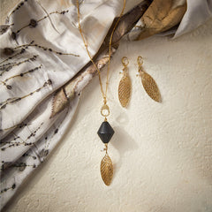 Satellite Chain Long Pendant Necklace