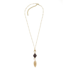 Satellite Chain Long Pendant Necklace