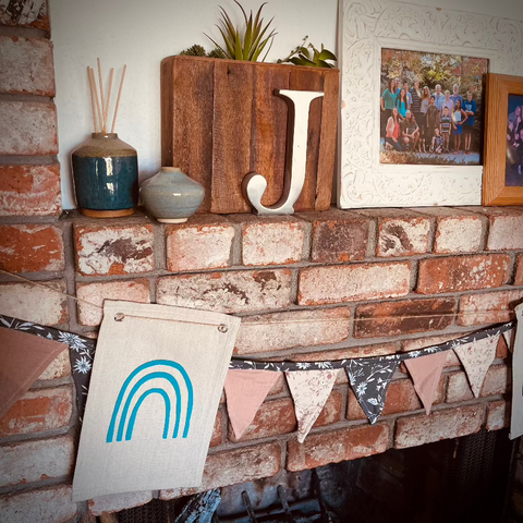 Whimsical Flag Bunting Banner