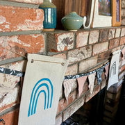 Whimsical Flag Bunting Banner